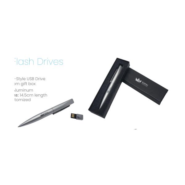Stylo USB avec coffret du catalogue SPINA